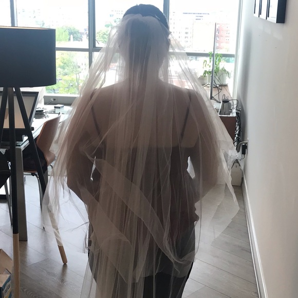 NWT cathedral length wedding veil - Picture 7 of 7